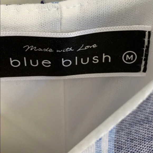 Blue Blush Striped Dress size Medium - Picture 5 of 6